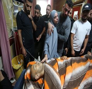 وداع الشهيد ماجد محمد داود (42 عاما) ارتقى إثر إصابته بعدة رصاصات في البطن والأطراف في مخيم العين بمدينة نابلس